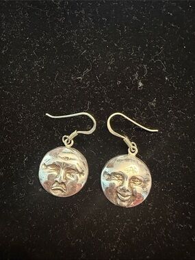 Vintage theater faces earrings